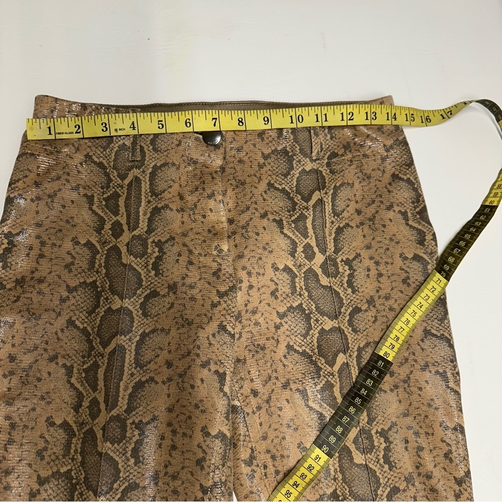 Marc Cain Snakeprint Pants Size N2 - image 5